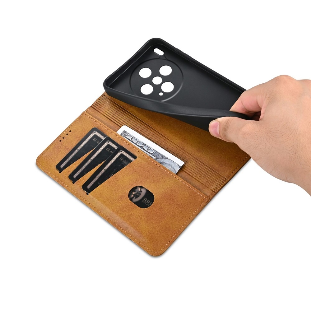 AZNS knížkové pouzdro na Vivo X300 5G - světlehnědé