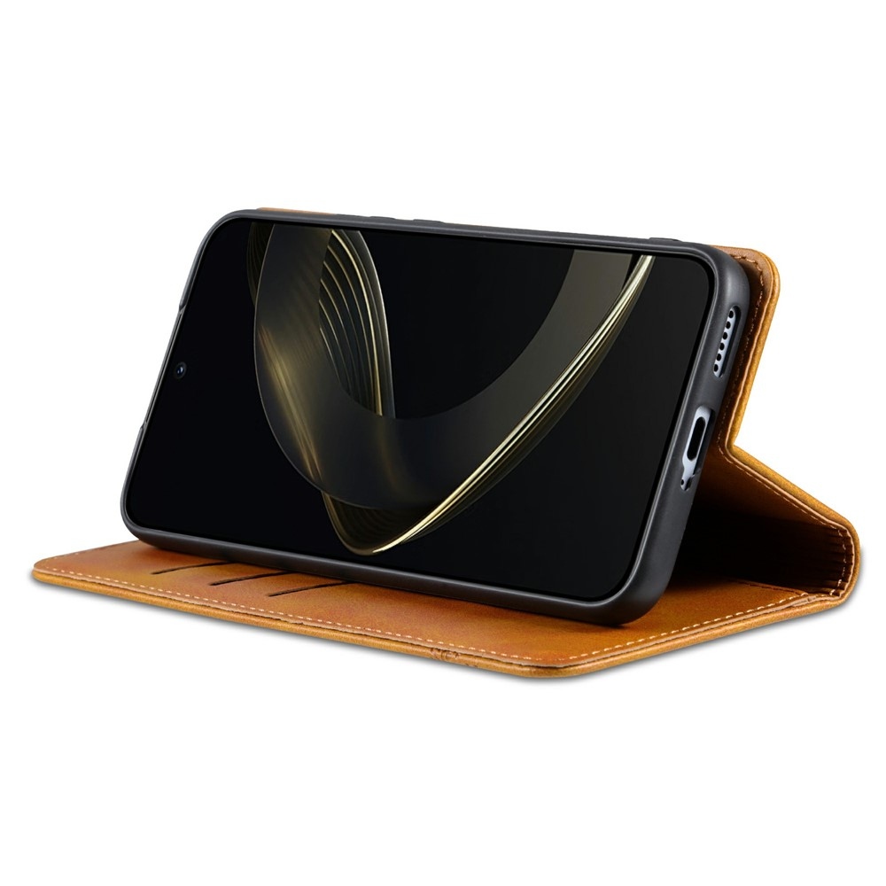 AZNS knížkové pouzdro na Vivo X300 5G - světlehnědé