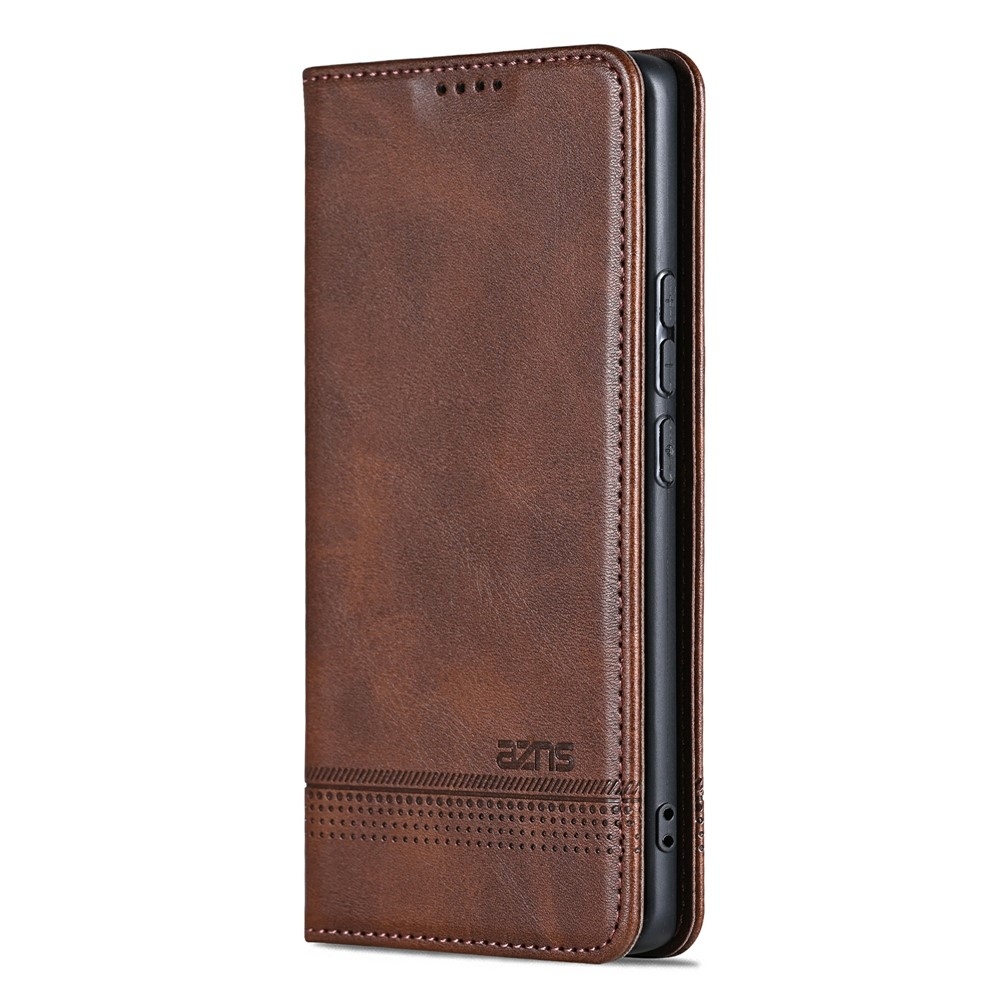 AZNS knížkové pouzdro na Vivo X300 5G - tmavěhnědé