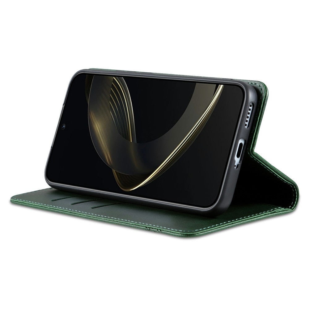 AZNS knížkové pouzdro na Vivo X300 5G - zelené