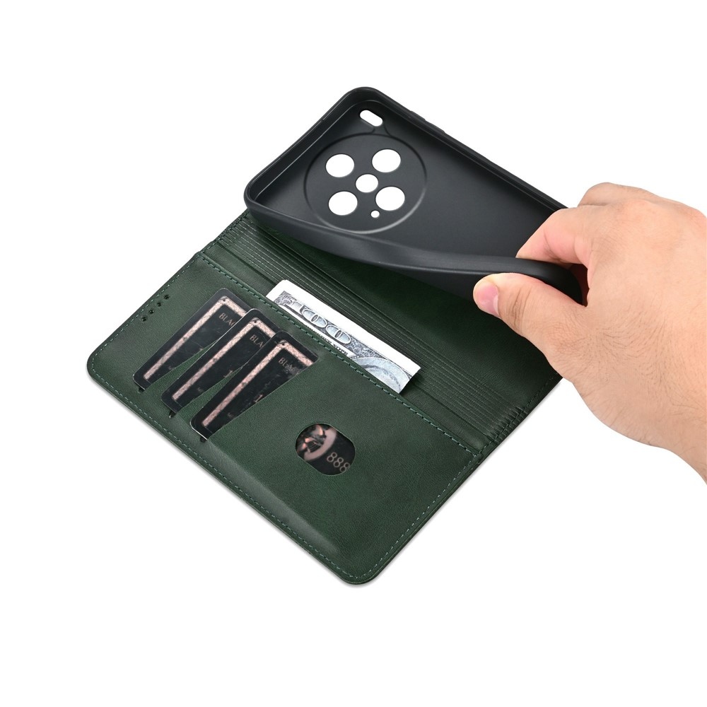 AZNS knížkové pouzdro na Vivo X300 5G - zelené