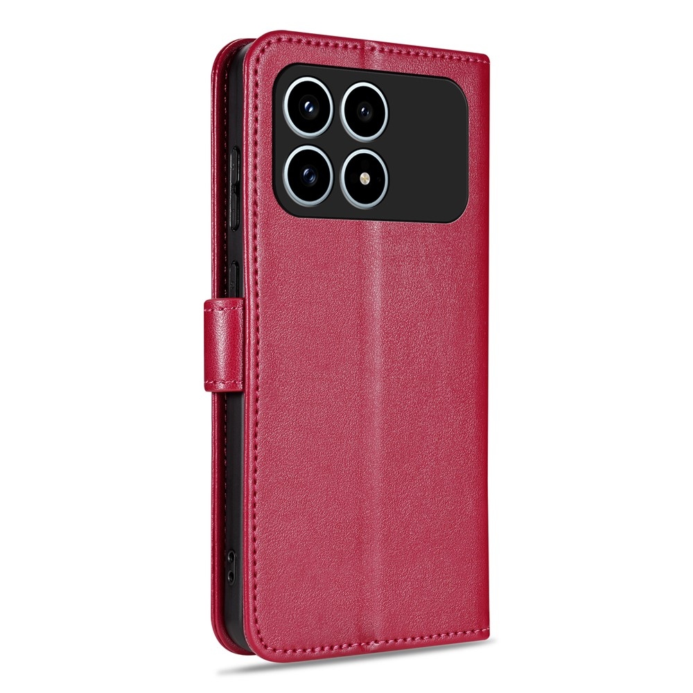 AZNS knížkové pouzdro na Xiaomi Poco F8 Pro 5G - červené