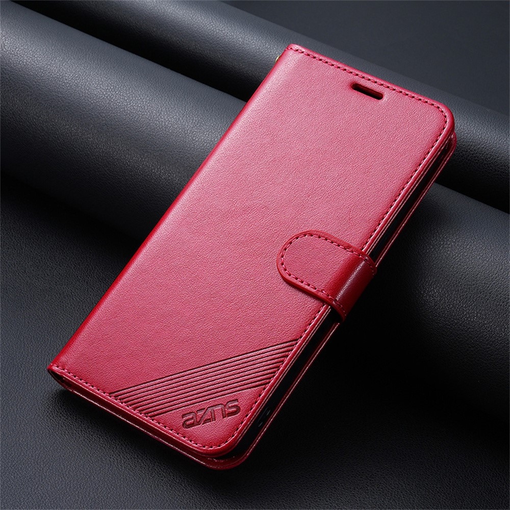 AZNS knížkové pouzdro na Xiaomi Poco F8 Pro 5G - červené