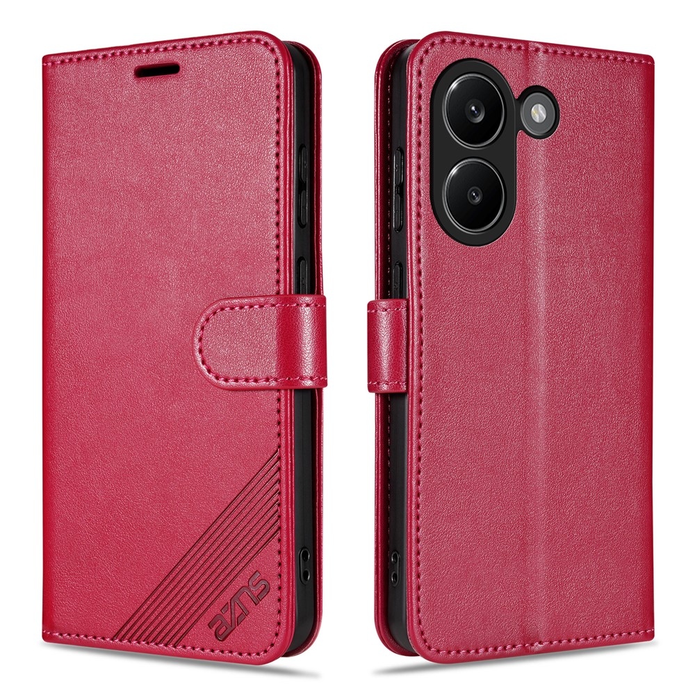 AZNS knížkové pouzdro na Xiaomi Poco X8 Pro 5G - červené