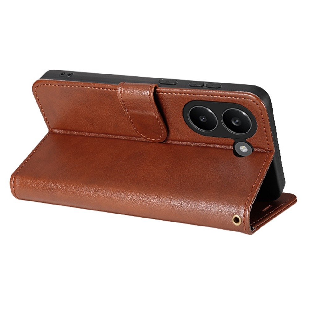 AZNS knížkové pouzdro na Xiaomi Poco X8 Pro 5G - hnědé