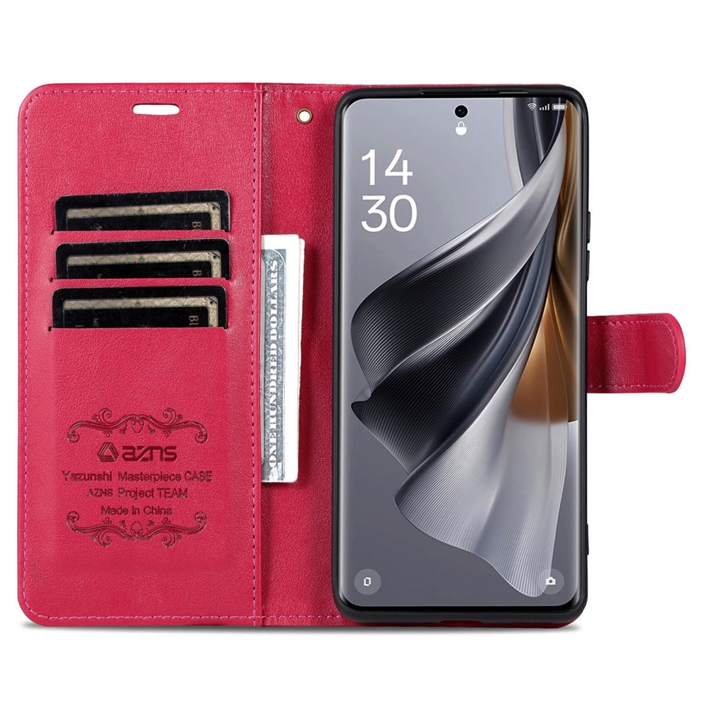 AZNS knížkové pouzdro na Xiaomi Poco X8 Pro Max 5G - červené