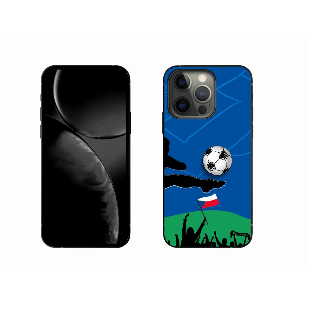 Gelový kryt mmCase na iPhone 13 Pro 6.1 - fanoušci fotbalu