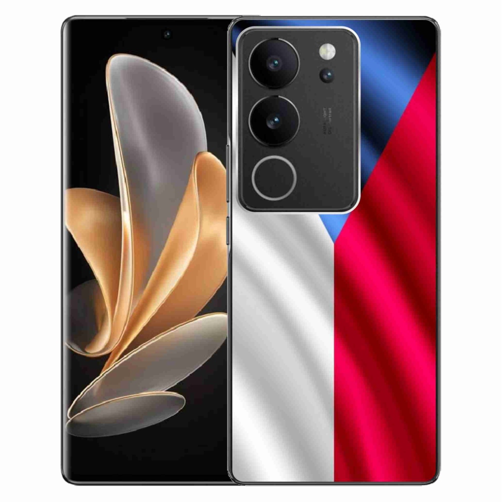 Gelový kryt mmCase na Vivo V29 5G - česká vlajka
