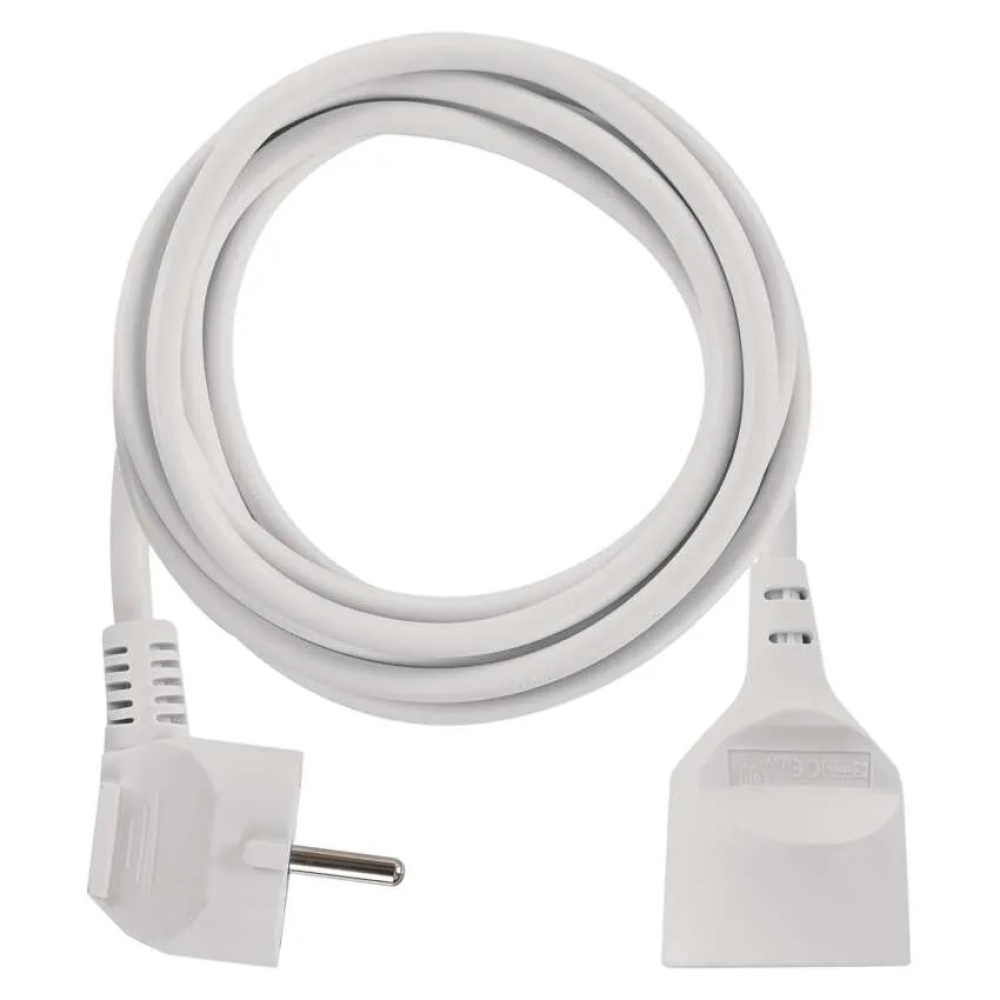Prodlužovací kabel 3 m / 1 zásuvka / bílý / PVC / 1 mm2