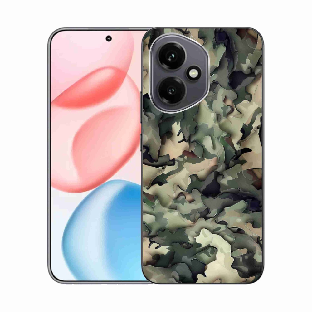 Gelový kryt mmCase na Honor 400 - maskáčový vzor 9