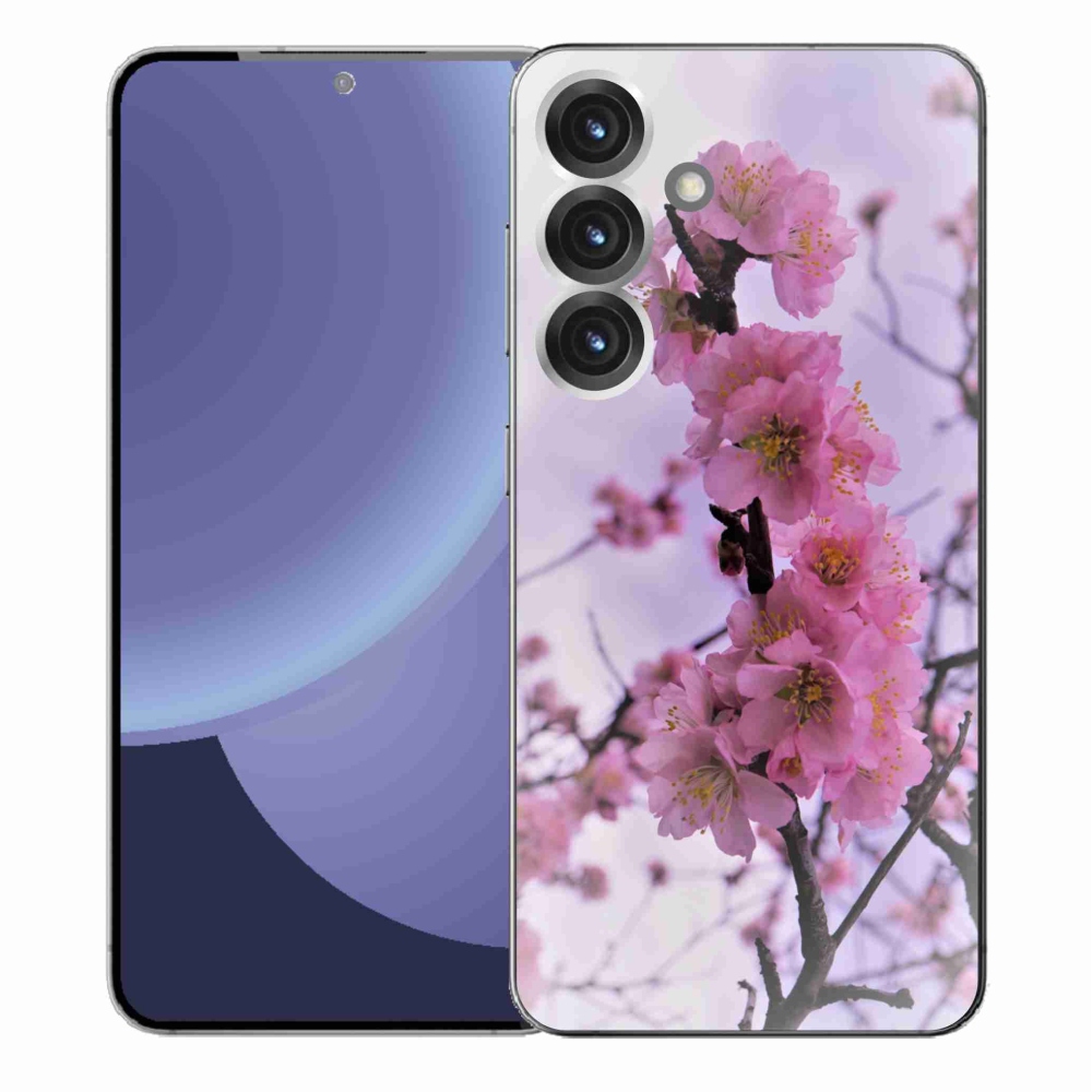 Gelový kryt mmCase na Samsung Galaxy S25+ - květiny 7