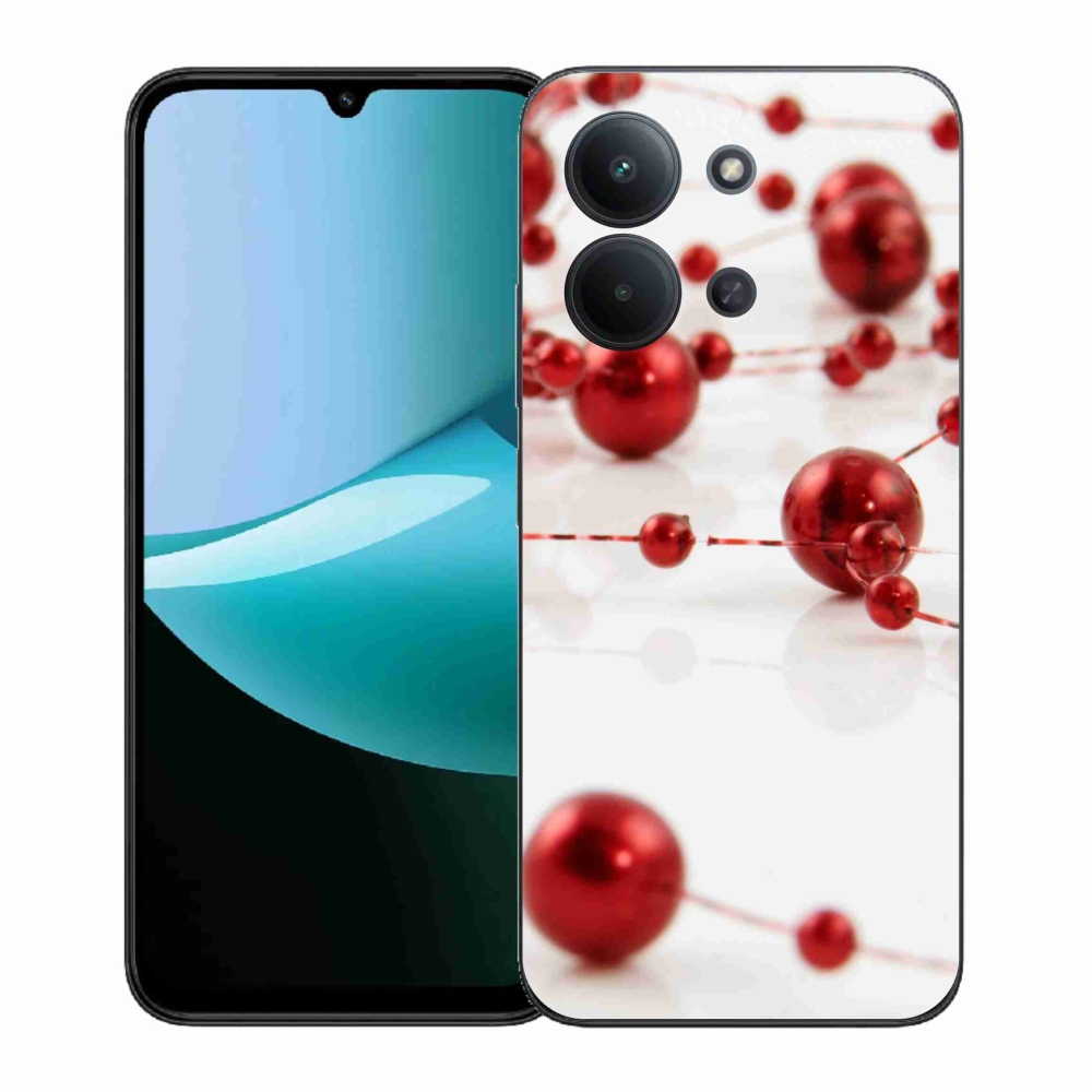 Gelový kryt mmCase na Xiaomi Redmi 15C 4G (171mm)/Poco C85 4G (171mm) - vánoční řetěz