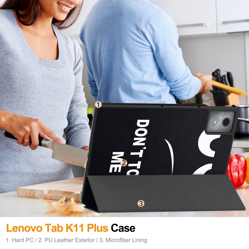 Patte chytré zavírací pouzdro na Lenovo Tab K11 Plus - nesahat