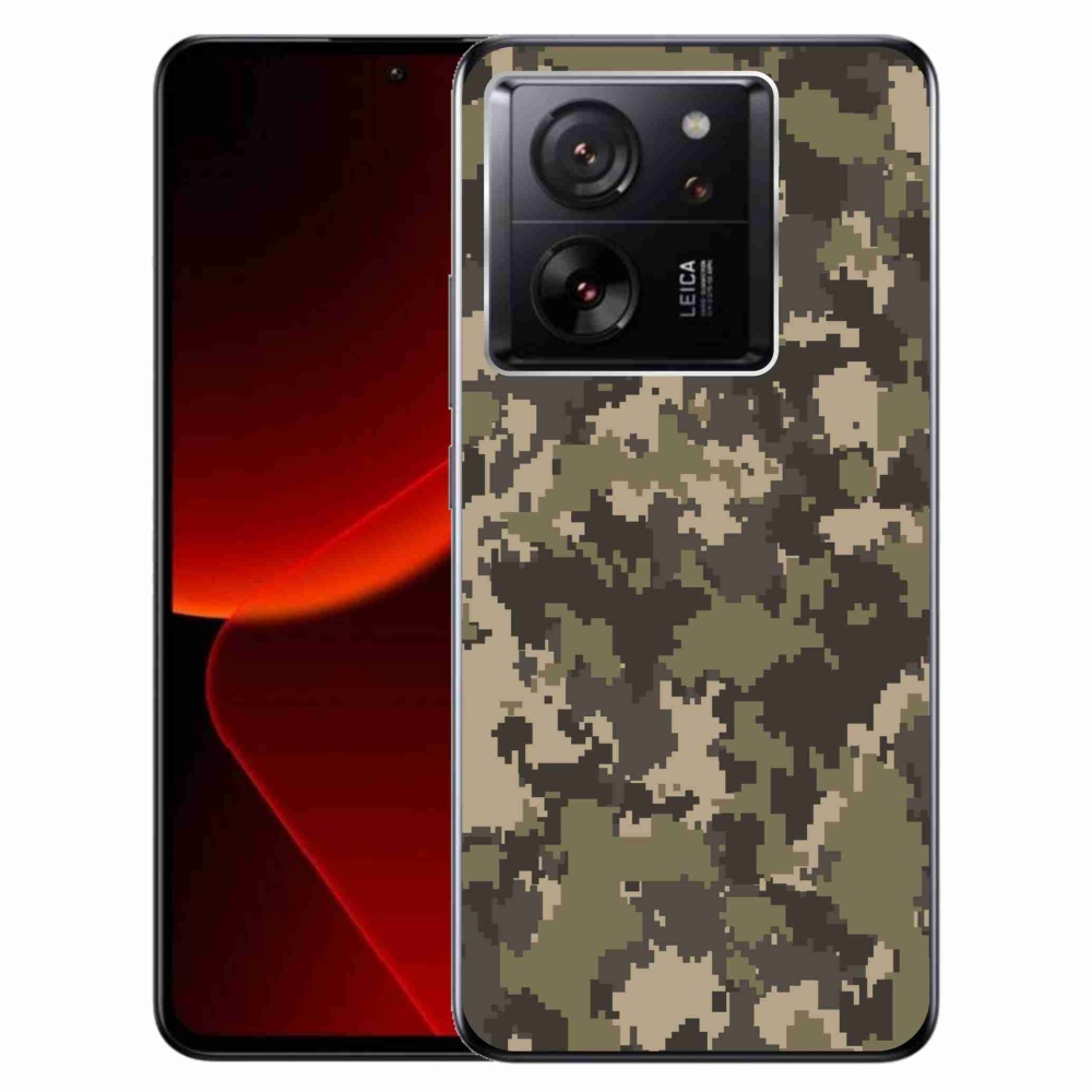 Gelový kryt mmCase na Xiaomi 13T/13T Pro - maskáčový vzor 12