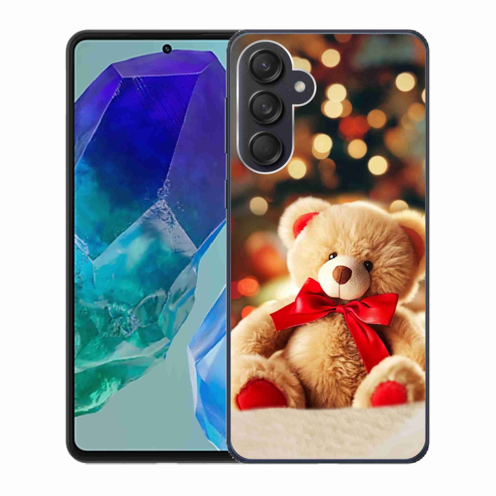 Gelový kryt mmCase na Samsung Galaxy M55 5G - plyšový medvídek