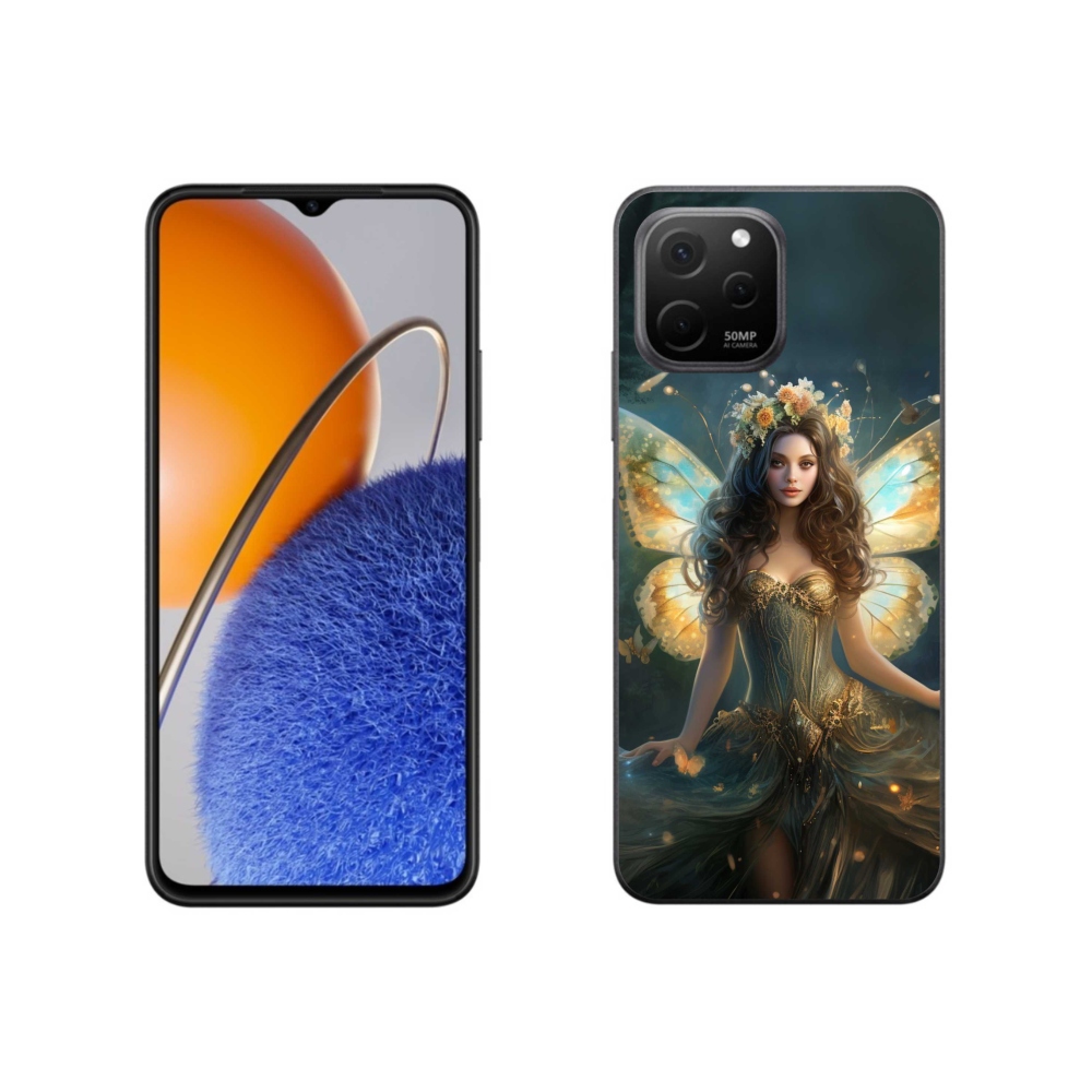 Gelový kryt mmCase na Huawei Nova Y61 - motýlí žena