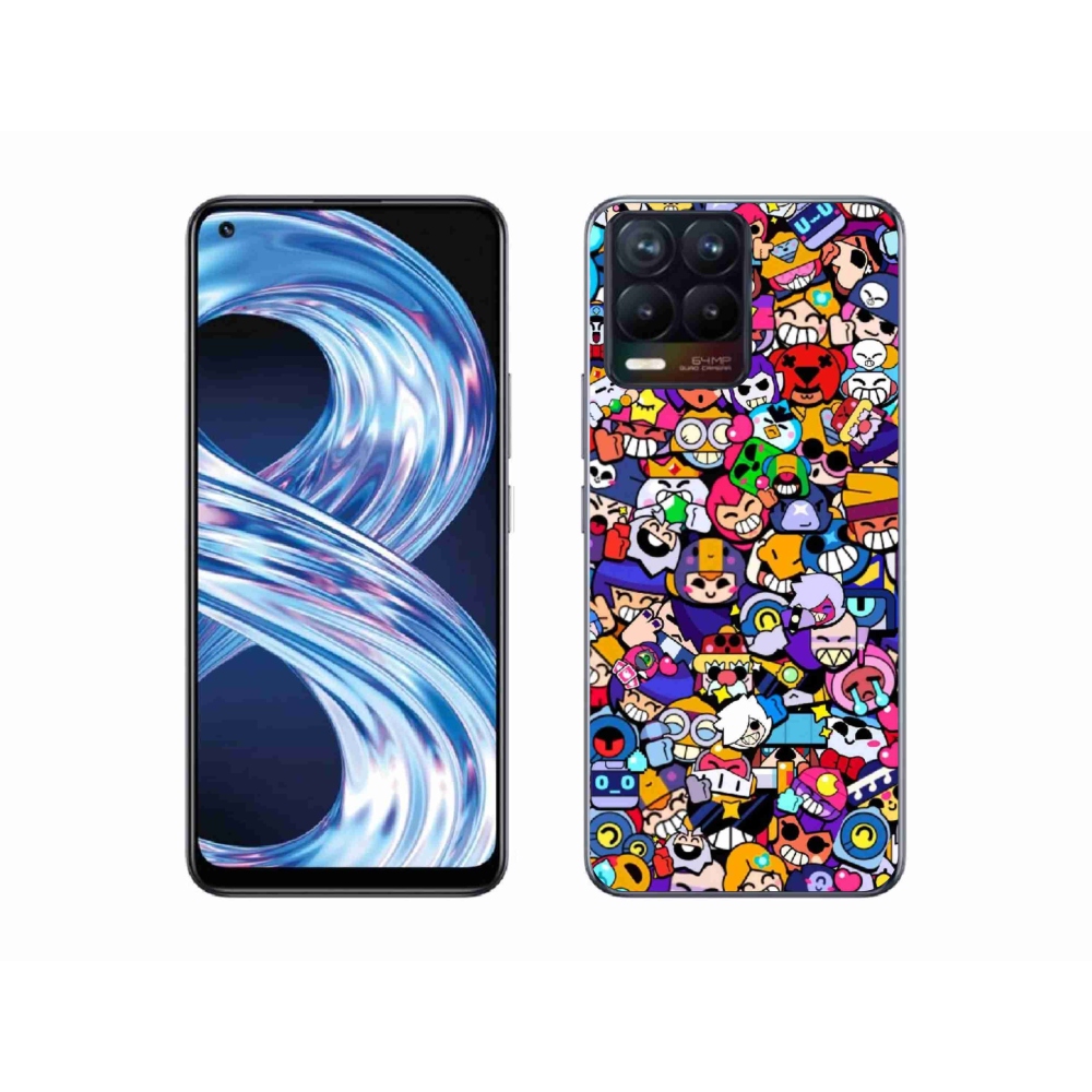 Gelový kryt mmCase na Realme 8 Pro - brawl stars 2