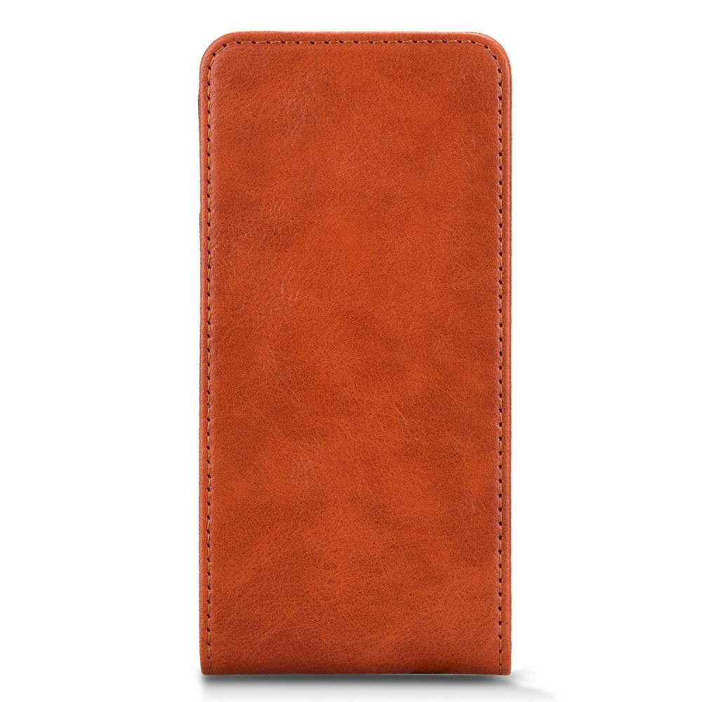 Vert flipové pouzdro na Xiaomi Redmi Note 14 5G - oranžové