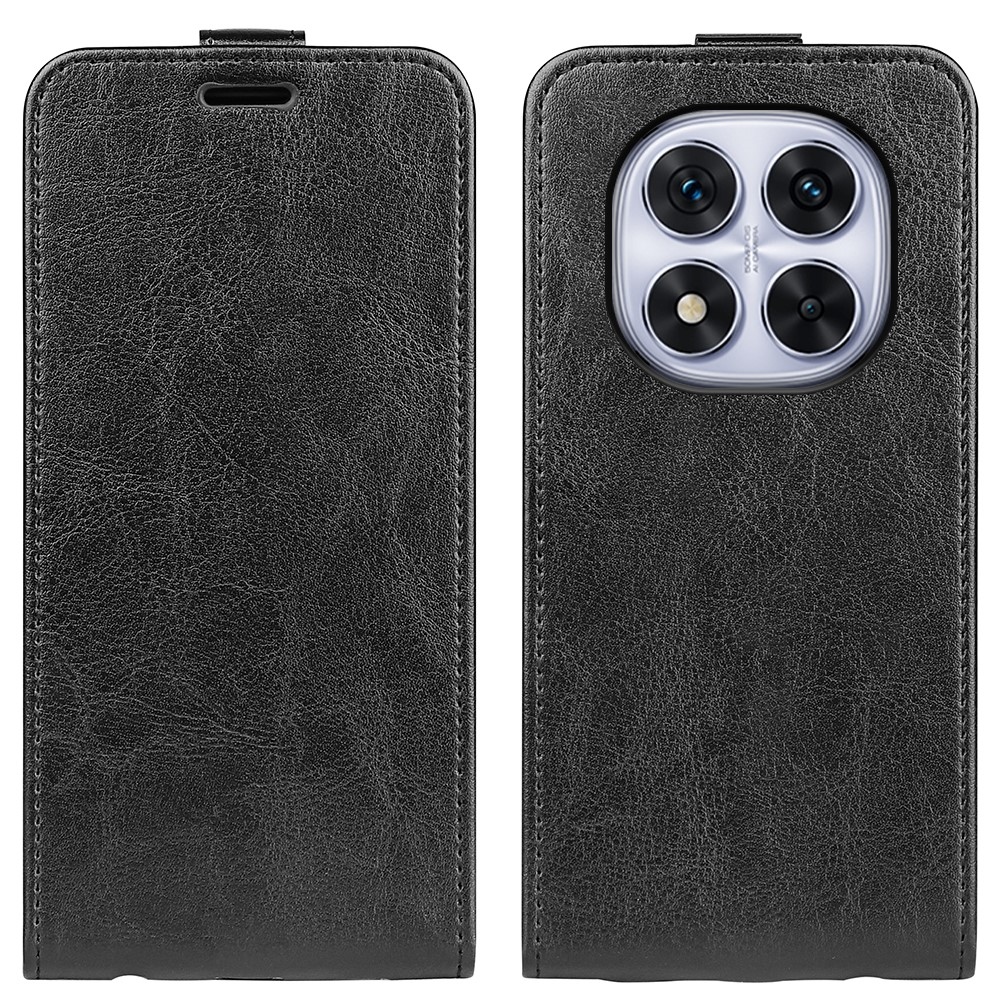 Vertical knížkové pouzdro na Xiaomi Redmi Note 14 Pro 5G/Poco X7 5G - černé