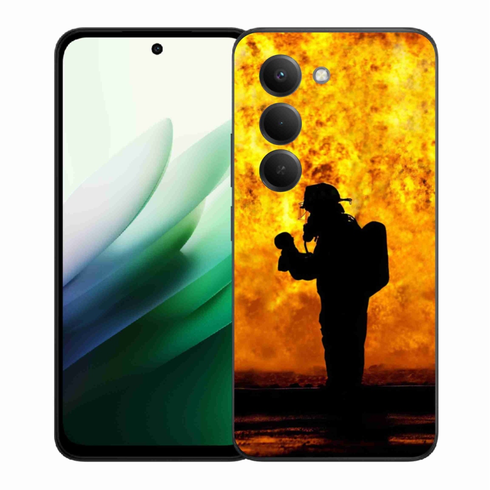 Gelový kryt mmCase na Xiaomi Redmi 15 5G (169mm) - hasič