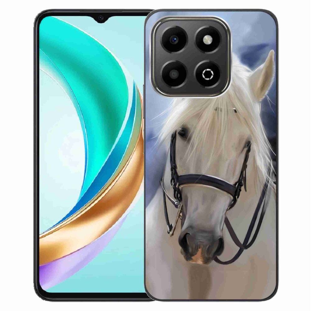 Gelový kryt mmCase na Honor X6b - bílý kůň