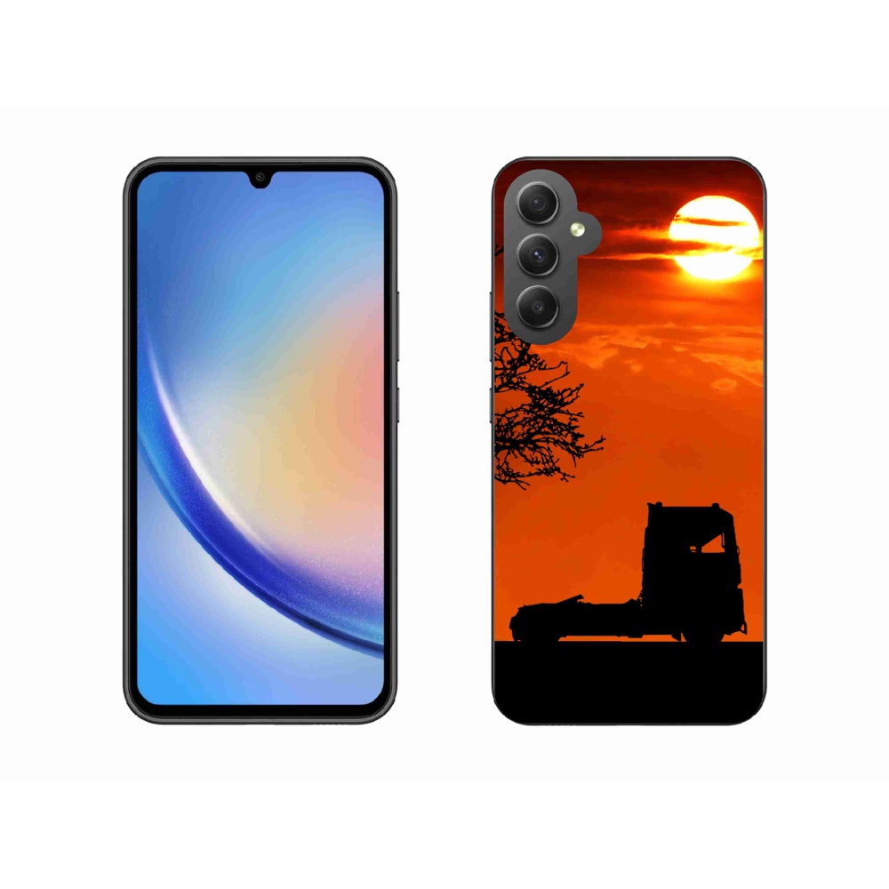 Gelový kryt mmCase na Samsung Galaxy A34 5G - kamion 3