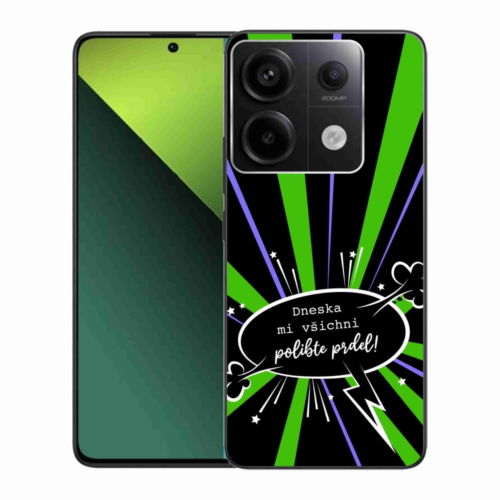 Gelový kryt mmCase na Xiaomi Redmi Note 13 Pro 5G/Poco X6 5G - vtipný text 15 černé pozadí