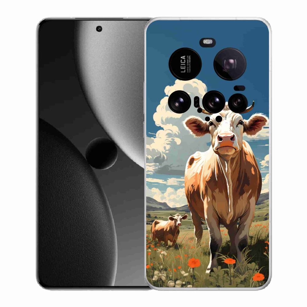 Gelový kryt mmCase na Xiaomi 15 Ultra - krávy na louce