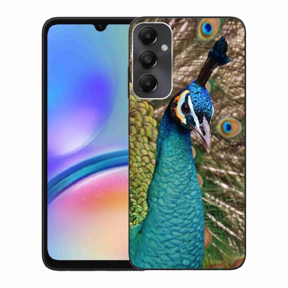 Gelový kryt mmCase na Samsung Galaxy A05s - páv
