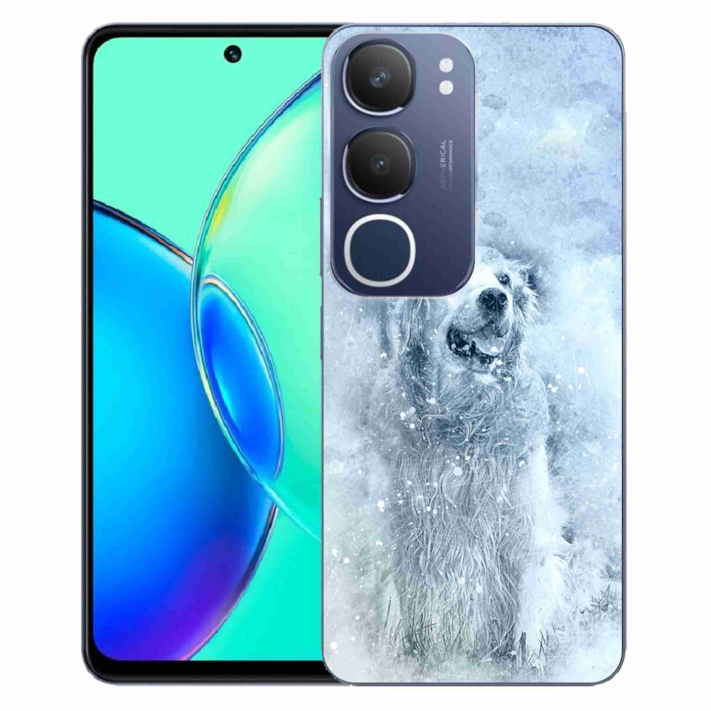 Gelový kryt mmCase na Vivo Y19s - retrívr