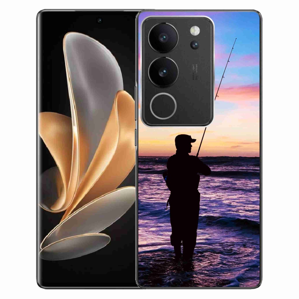 Gelový kryt mmCase na Vivo V29 5G - rybaření 1