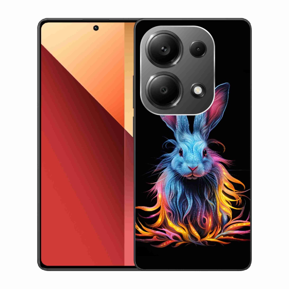 Gelový kryt mmCase na Xiaomi Redmi Note 13 Pro 4G/Poco M6 Pro - abstraktní zajíc