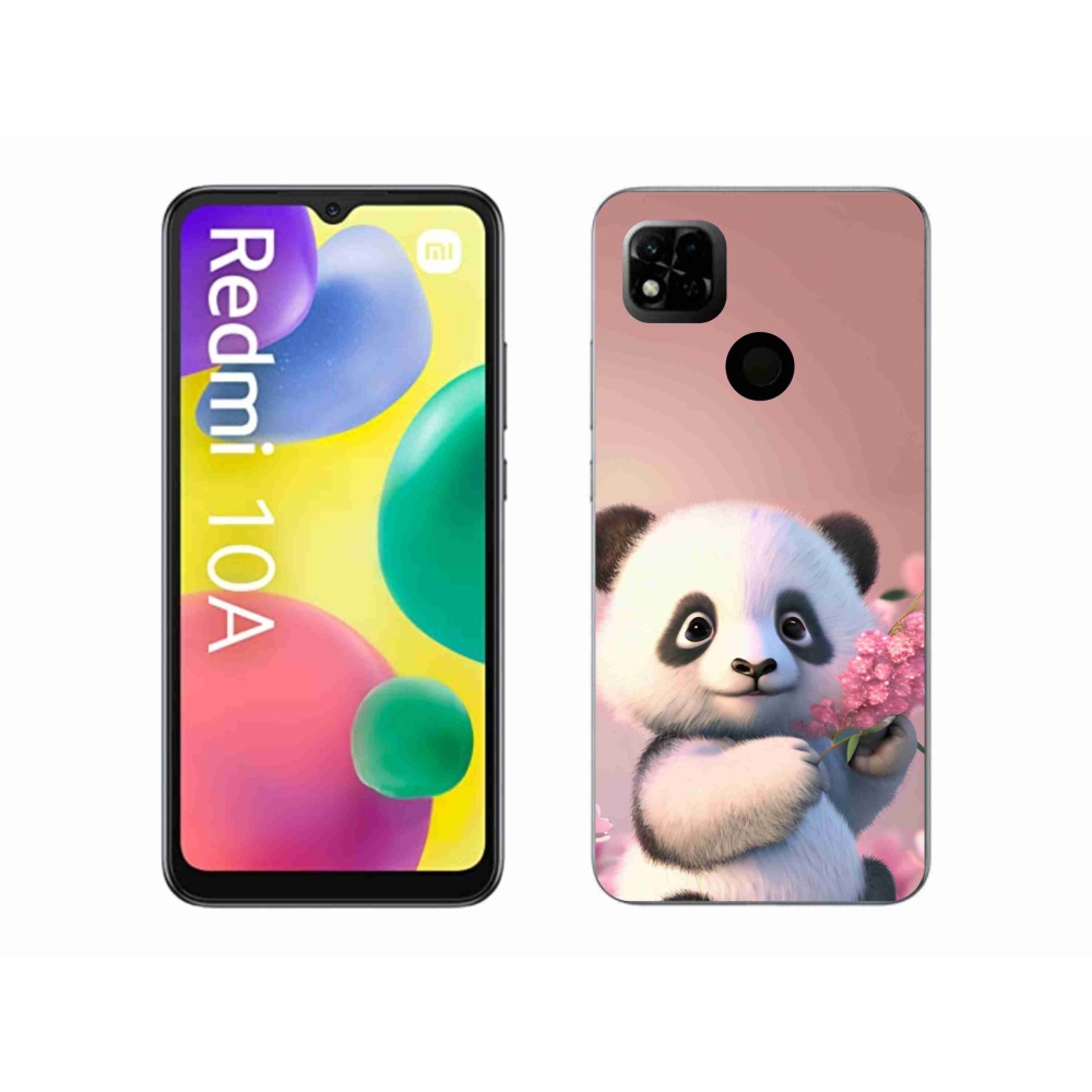 Gelový kryt mmCase na Xiaomi Redmi 10A - roztomilá panda
