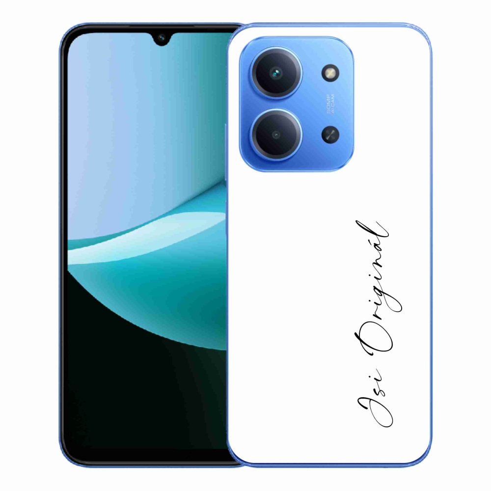 Gelový kryt mmCase na Xiaomi Redmi 15C 4G/5G (173mm) - jsi originál bílé pozadí