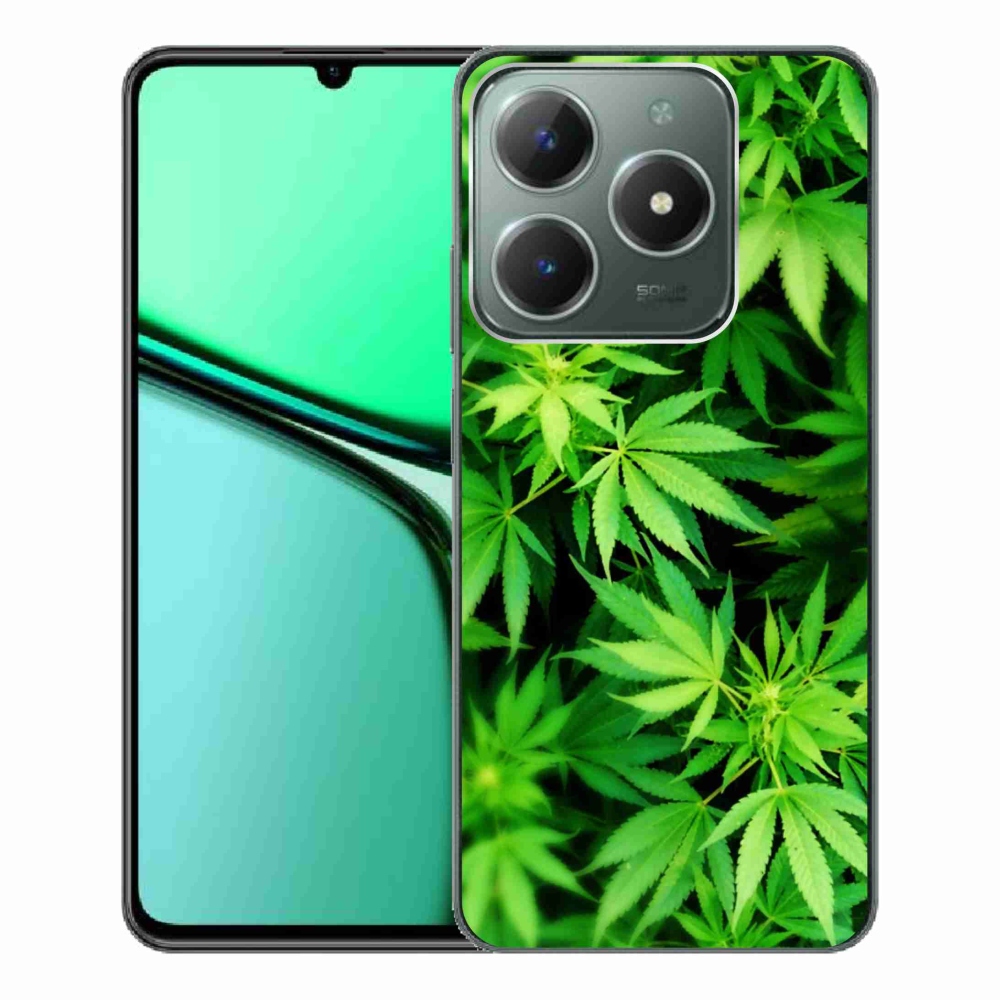 Gelový kryt mmCase na Realme C61 - konopí 3