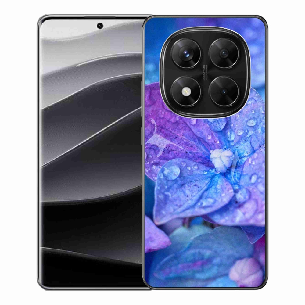 Gelový kryt mmCase na Xiaomi Redmi Note 14 Pro 5G/Poco X7 5G - fialový květ