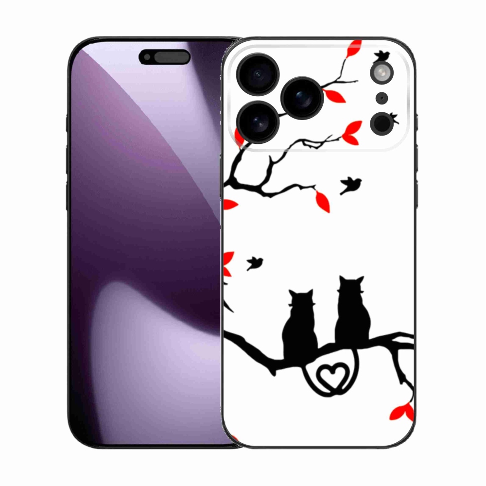 Gelový kryt mmCase na iPhone 17 Pro Max - kočičí láska