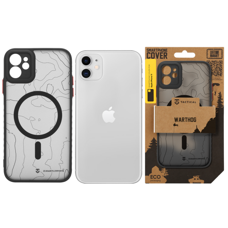 Tactical MagForce Warthog Kryt pro Apple iPhone 11 Asphalt