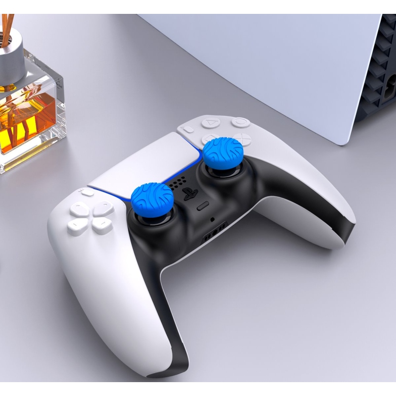iPega P5029 Silikonové Krytky Ovládacích Páček pro PS5/PS4 4ks Red/Blue
