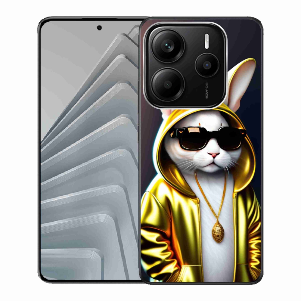 Gelový kryt mmCase na Xiaomi Redmi Note 14 5G - kočka boss