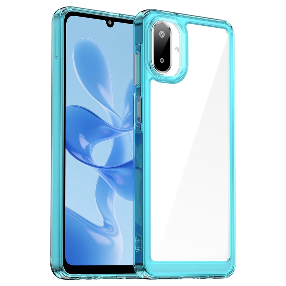 Gelový obal s pevnými zády na Samsung Galaxy A07 4G - světlemodrý