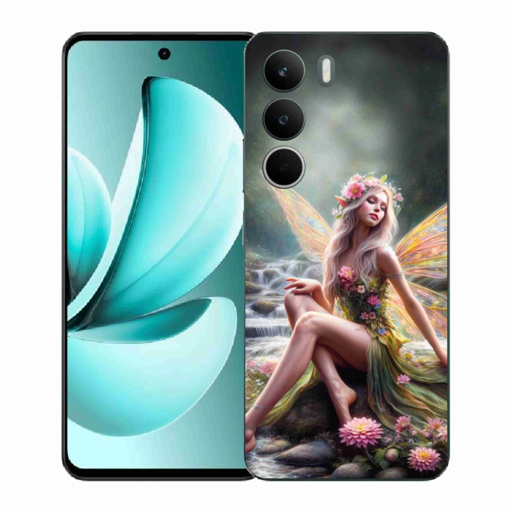Gelový kryt mmCase na Realme C71 - motýlí žena 1