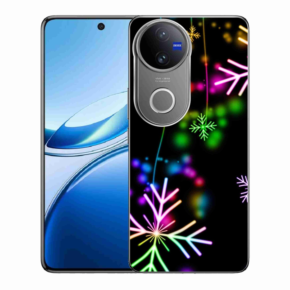 Gelový kryt mmCase na Vivo V50 5G - barevné vločky