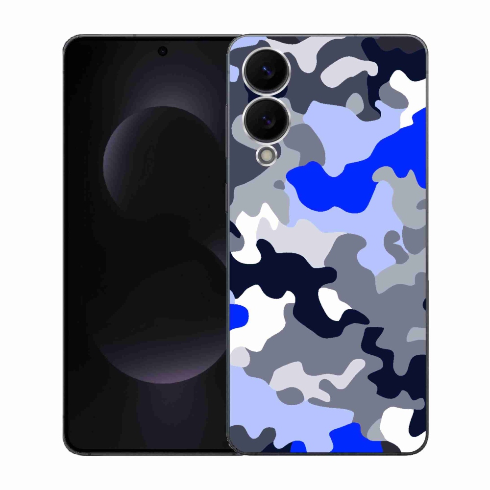 Gelový kryt mmCase na Samsung Galaxy S25 Edge - maskáčový vzor 8