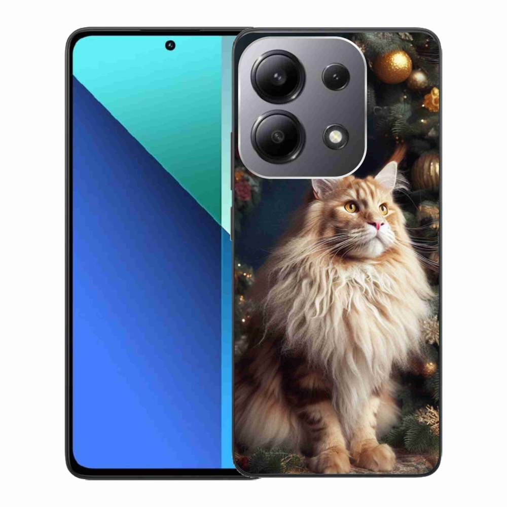 Gelový kryt mmCase na Xiaomi Redmi Note 13 - kočka u stromku