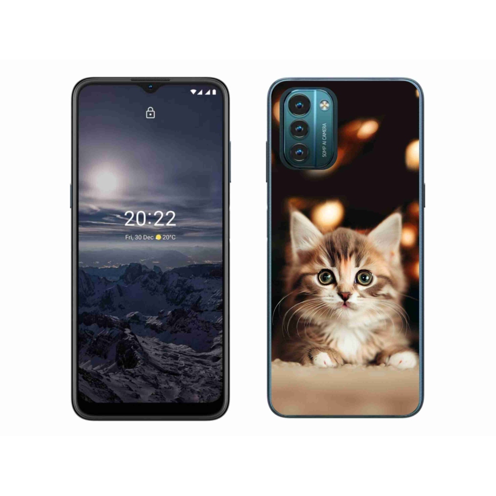 Gelový kryt mmCase na Nokia G11/G21 - roztomilé kotě 2