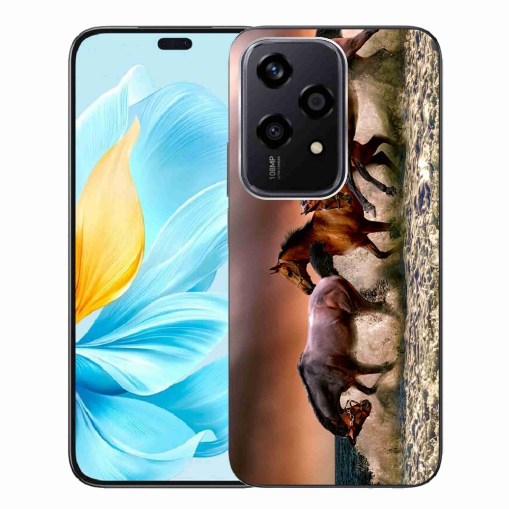 Gelový obal mmCase na Honor 200 Lite 5G - koně 1