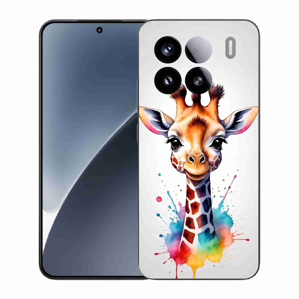 Gelový kryt mmCase na Xiaomi 15 - žirafa 1