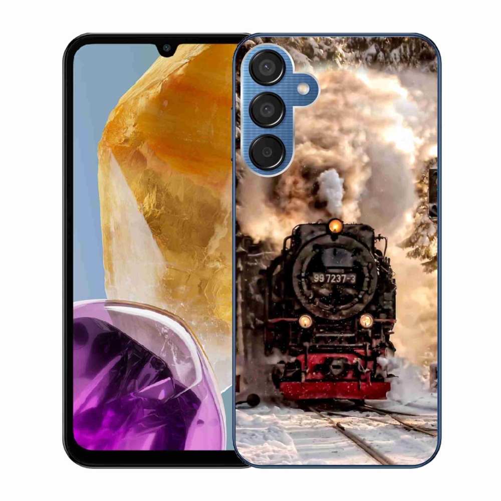 Gelový kryt mmCase na Samsung Galaxy M15 5G - vlak
