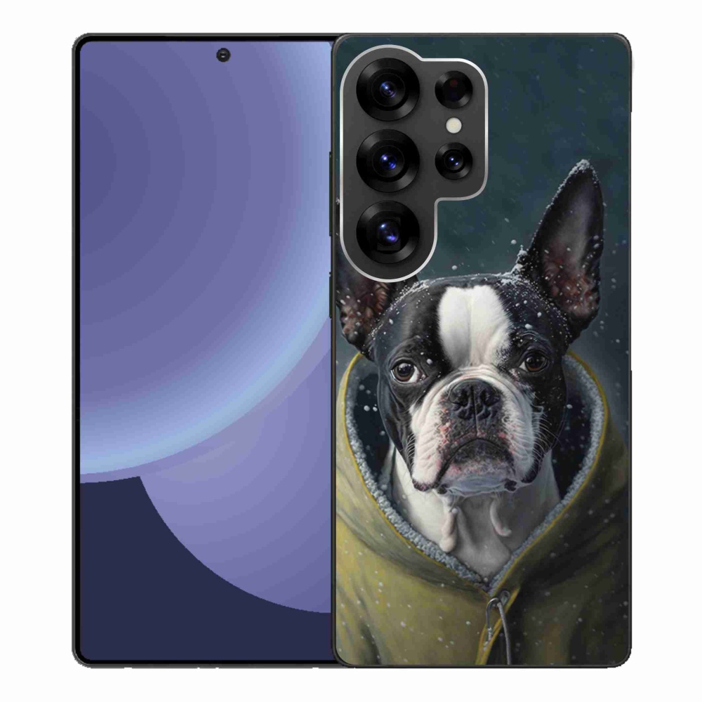 Gelový kryt mmCase na Samsung Galaxy S25 Ultra - buldoček